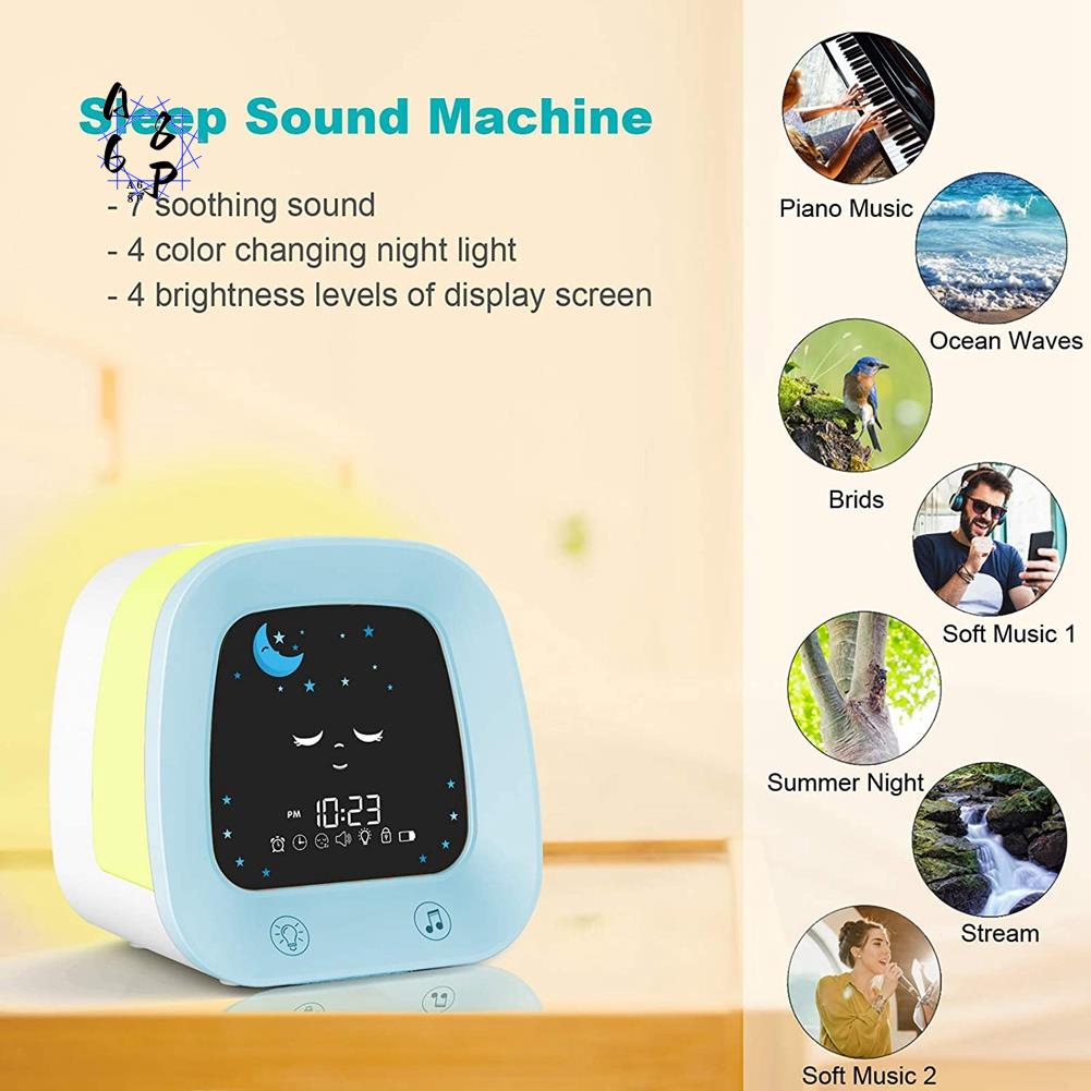 Sound Sleep Trainer Clock - A68P-1 세트 알람 시계 어린이용 알람