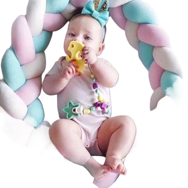 Baby Nursery Rhymes - 1.5M 베이비 범퍼 침대 브레이드 매듭