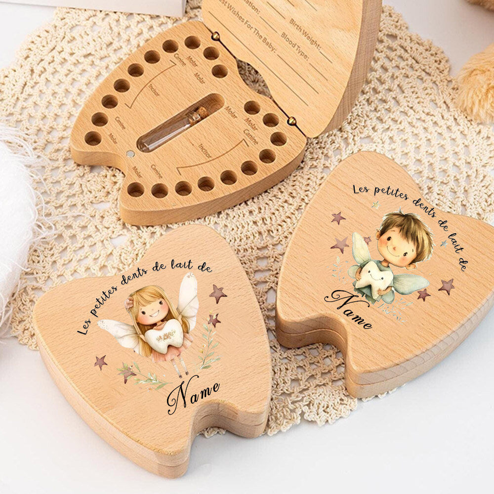 Baby Keepsake Box - 맞춤형 치아요정 상자 아기 치아 보관함