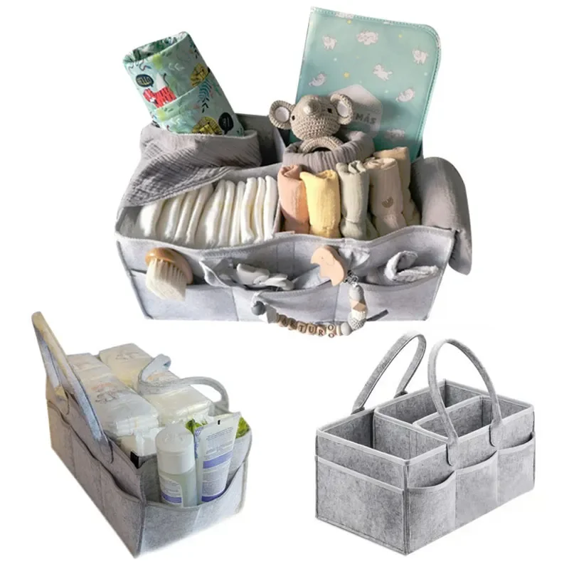 Baby Nursery Dresser - 38*23*18cm 아기 기저귀 캐디 주최자 테이블