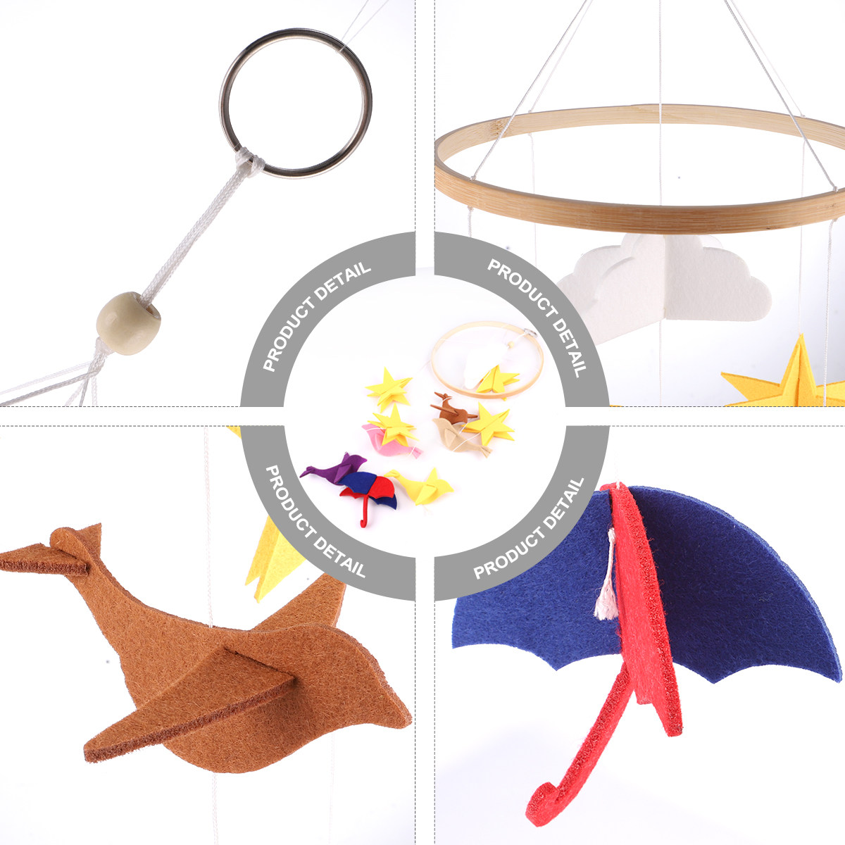 1개 아기 침대 장식용 프리미엄 풍차임 펜던트 섬세한  - Baby Nursery Decor Boy 리뷰 및 가격
