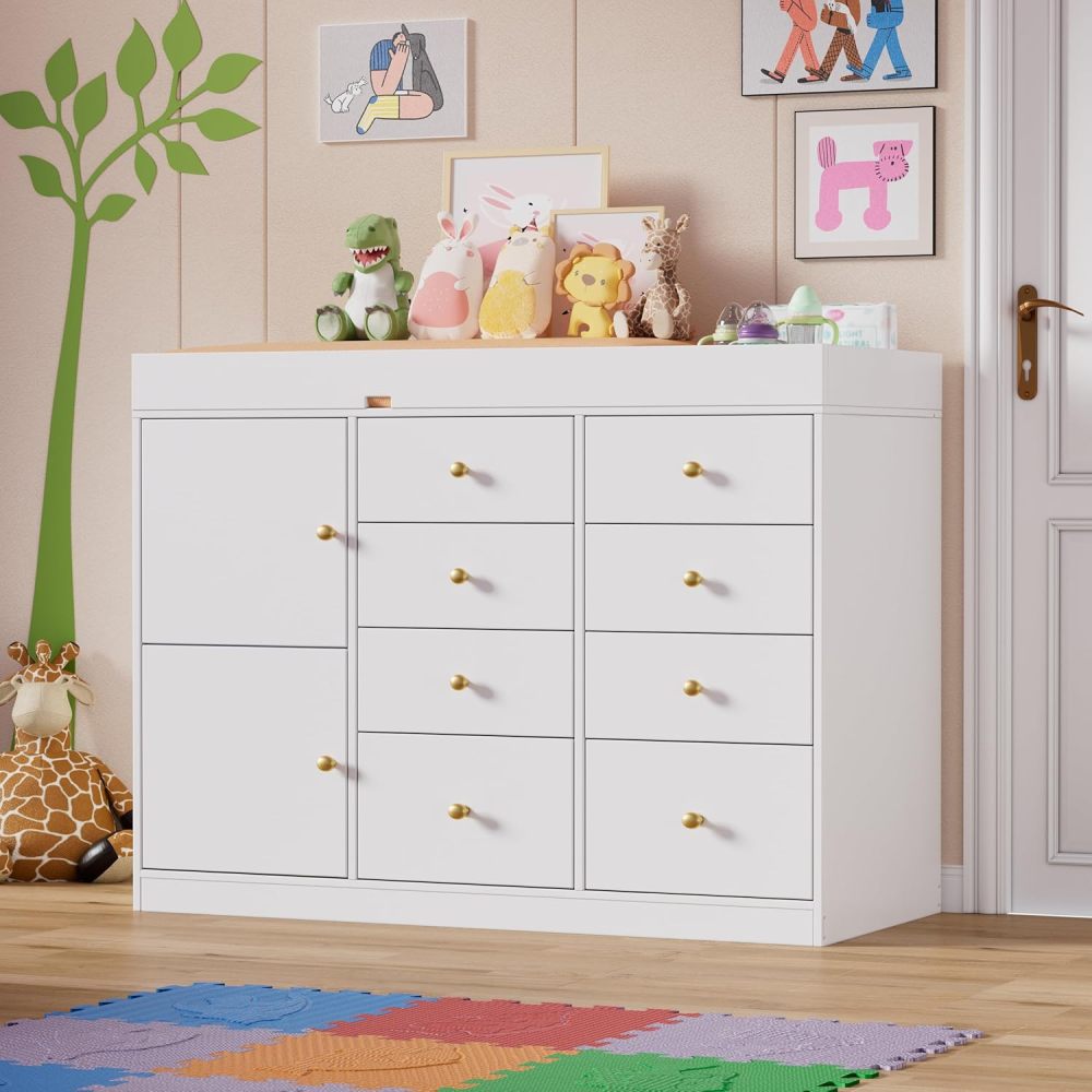 베이비 클래식 8단 서랍장과 2개의 캐비닛이 있는 유아 - Baby Nursery Dresser 리뷰 및 가격