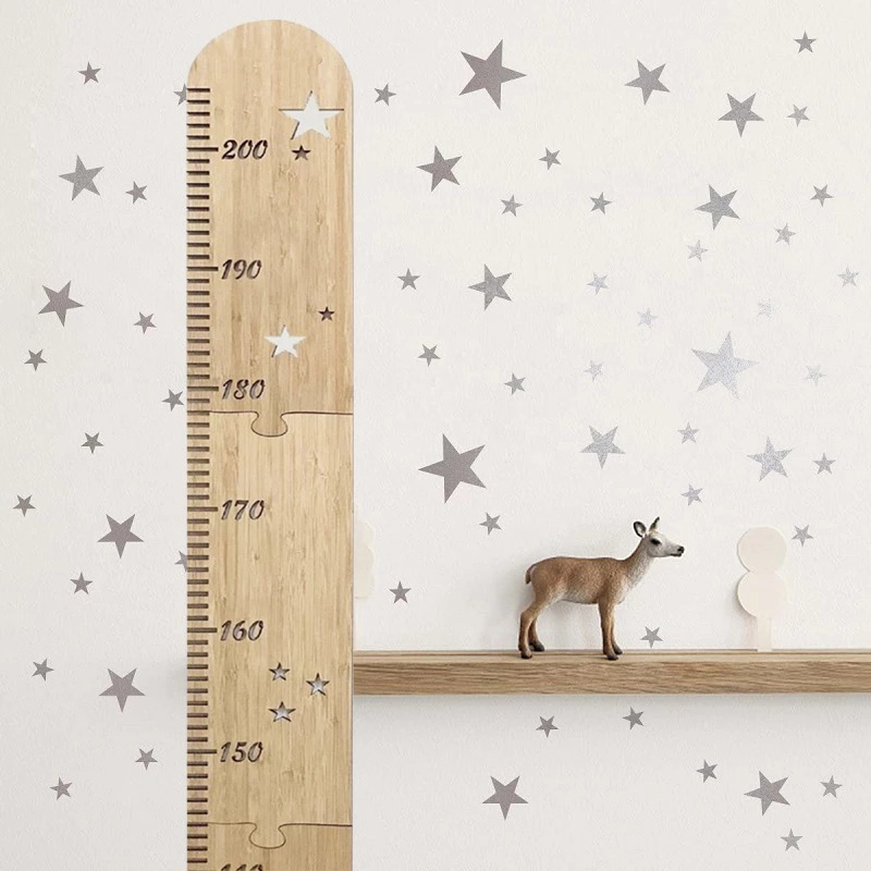 북유럽 나무 어린이 키 성장 차트 눈금자, 아기 어린이 - Baby Nursery Wall Mural 리뷰 및 가격
