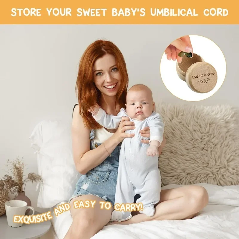 나무 아기 탯줄 보관함 작은 밀폐형 기념품 정리함 신생 - Baby Keepsake Box 리뷰 및 가격