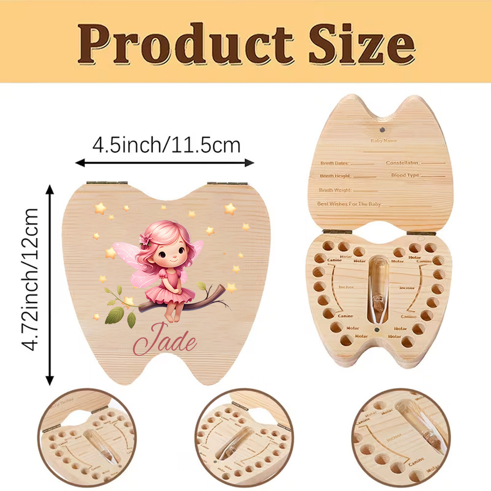 개인 맞춤형 치아요정 나무 상자, 맞춤 제작 기념품 상 - Baby Keepsake Box 리뷰 및 가격