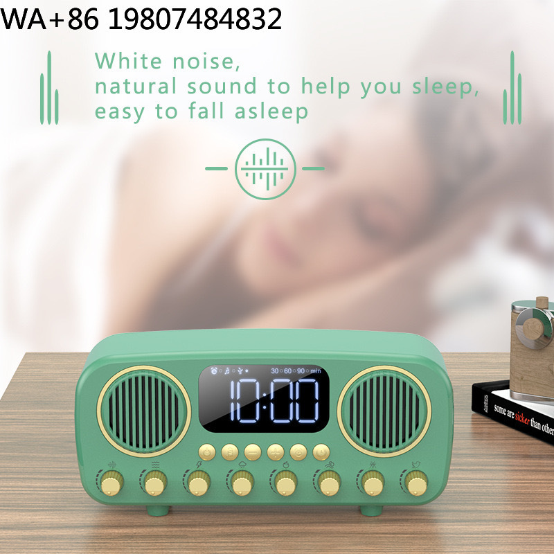레트로 데스크탑 수면 트레이너 무선 오디오 스피커 일출 - Sound Sleep Trainer Clock 리뷰 및 가격