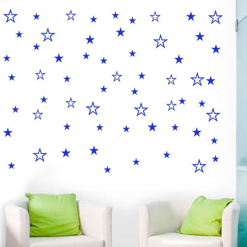 혼합 크기 중공 솔리드 별 벽 스티커 어린이 방 보육  - Baby Nursery Wall Mural 리뷰 및 가격